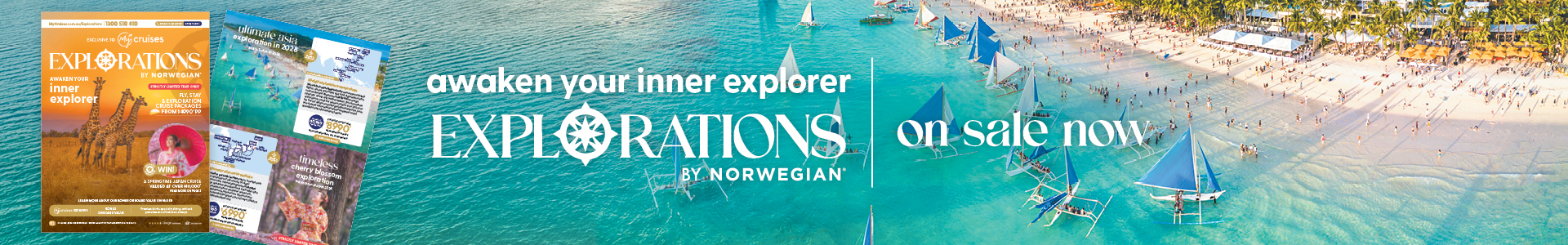 Explorations By Norwegian Guide Subscribe - Slim Banner 1