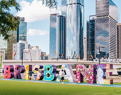 Southbank Sign of Brisbane