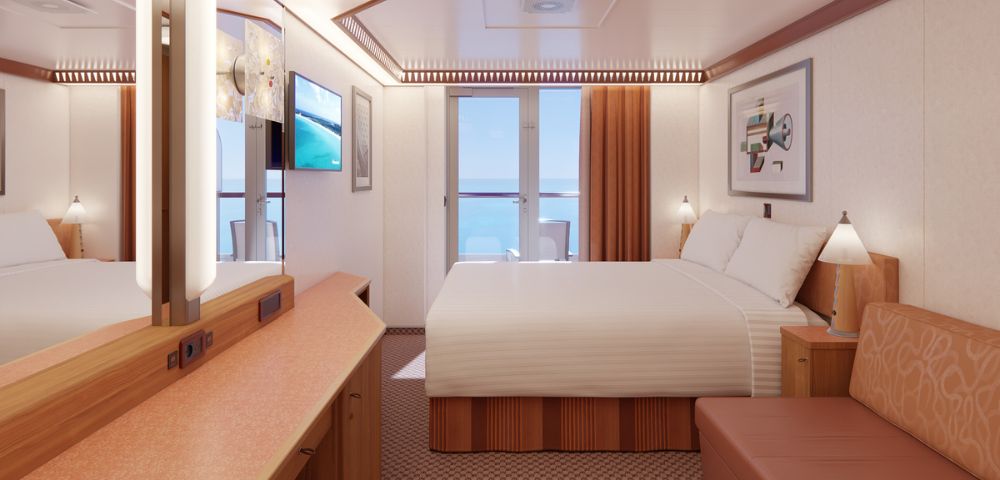 Extended Balcony Stateroom Image