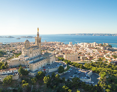MY-HOLIDAY-FRANCE-MARSEILLE-Ariel-view-of-city-and-infrastructure-with-ocean