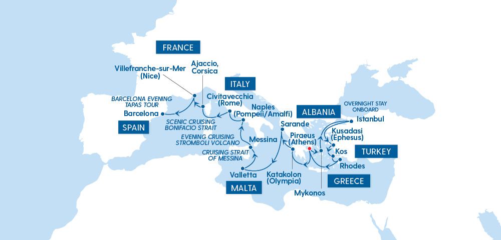 Itinerary Map Itinerary Map