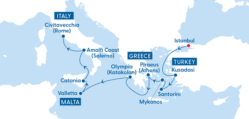 Itinerary Map Itinerary Map