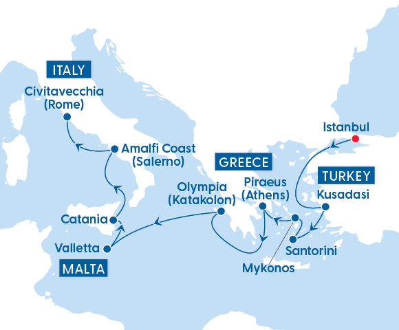 Itinerary Map Itinerary Map
