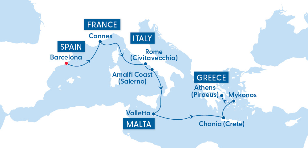 Itinerary Map Itinerary Map