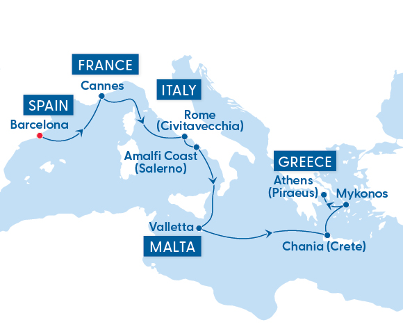 Itinerary Map Itinerary Map