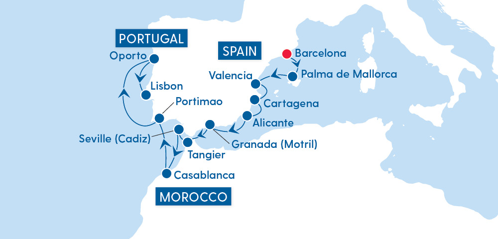 Itinerary Map Itinerary Map