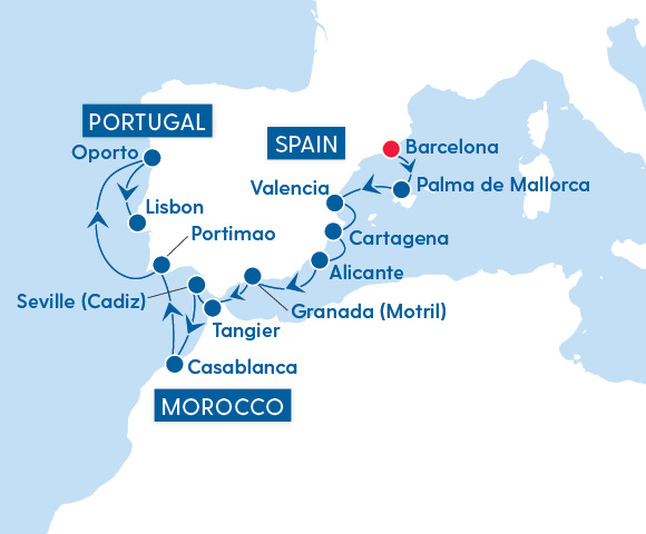 Itinerary Map Itinerary Map