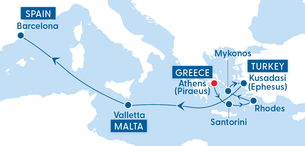 Itinerary Map Itinerary Map