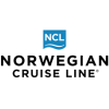 Logo of Norwegian Cruise Line. A blue square with 