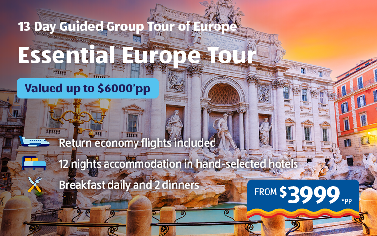 13 Day Essential Europe Tour Banner Image