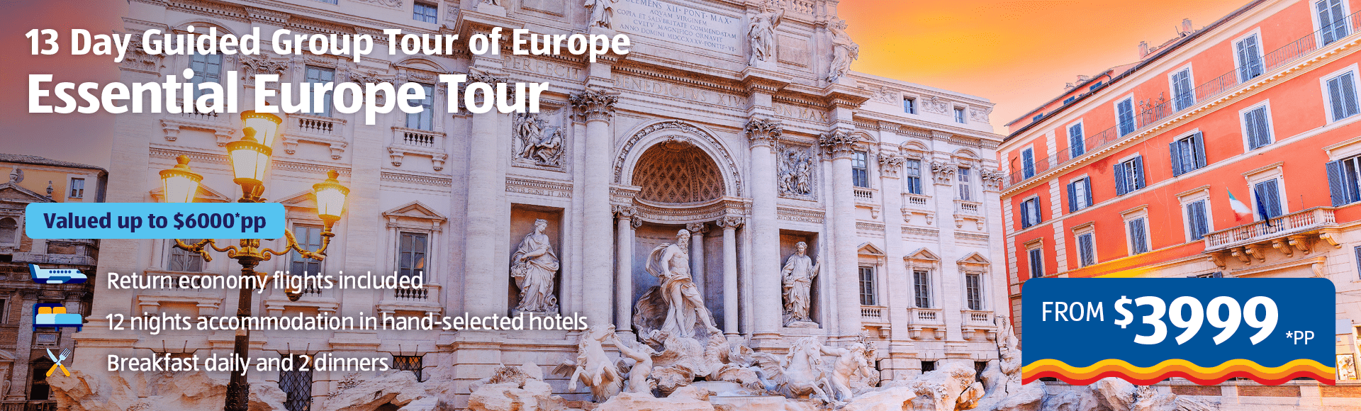 13 Day Essential Europe Tour Banner Image