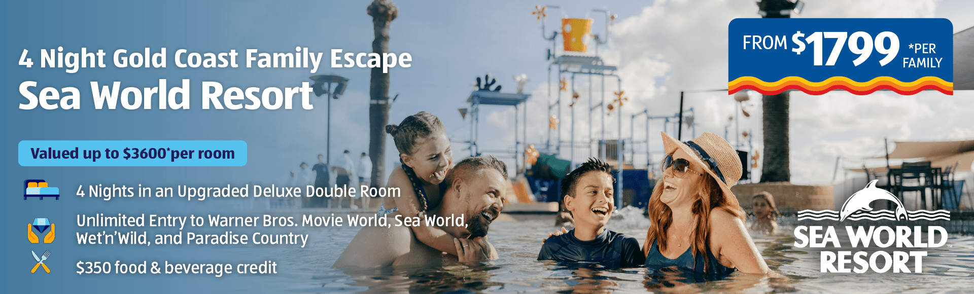 Sea World Resort Banner Image