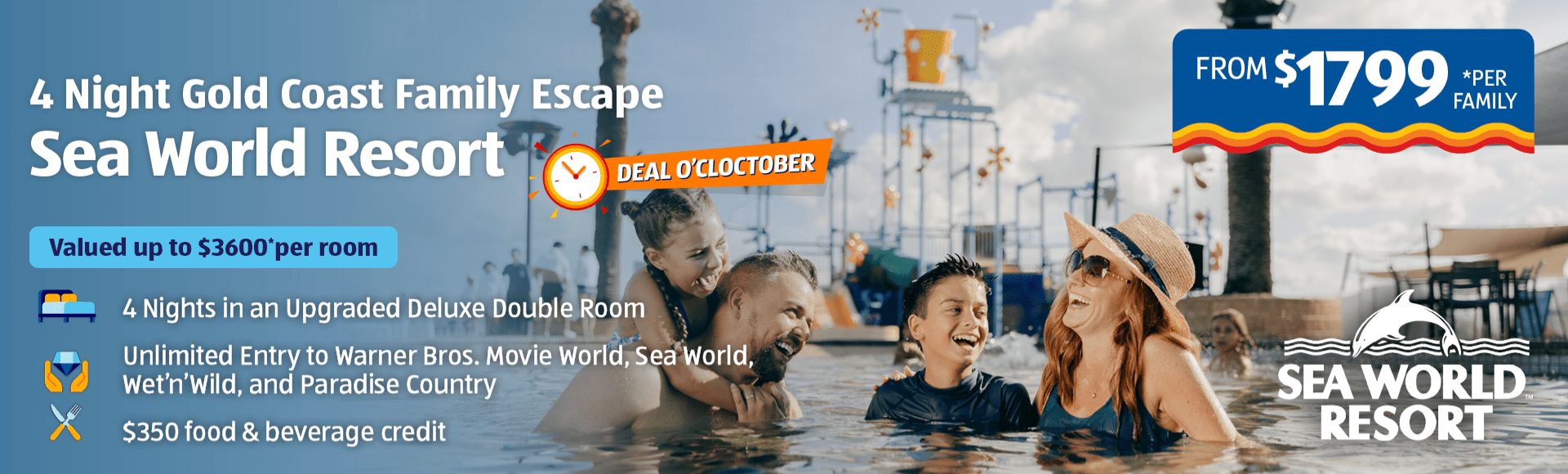 Sea World Resort Banner Image