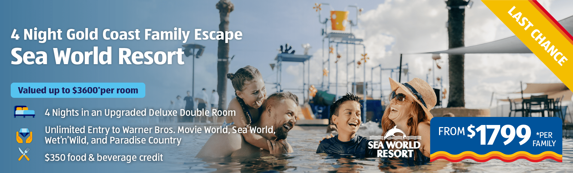 Sea World Resort Banner Image