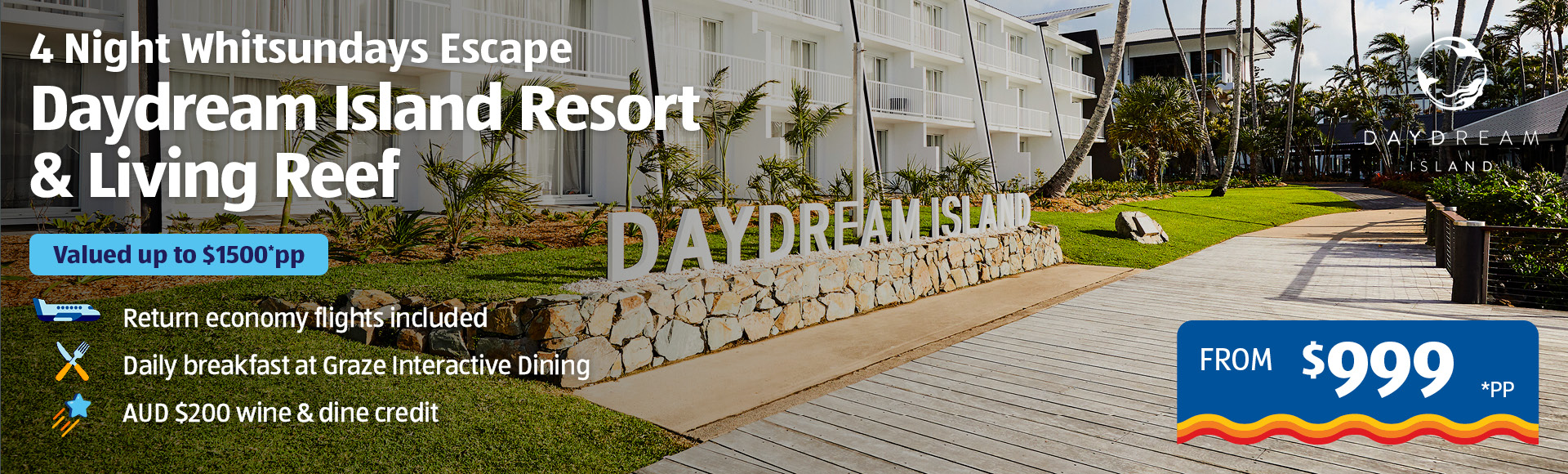 Daydream Island Resort & Living Reef Banner Image