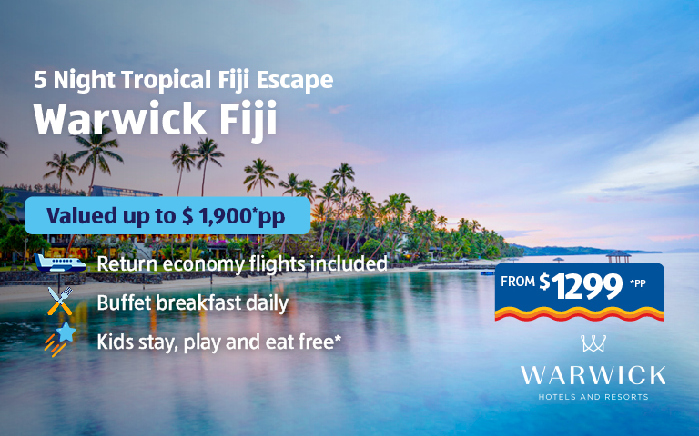 Warwick Fiji Banner Image