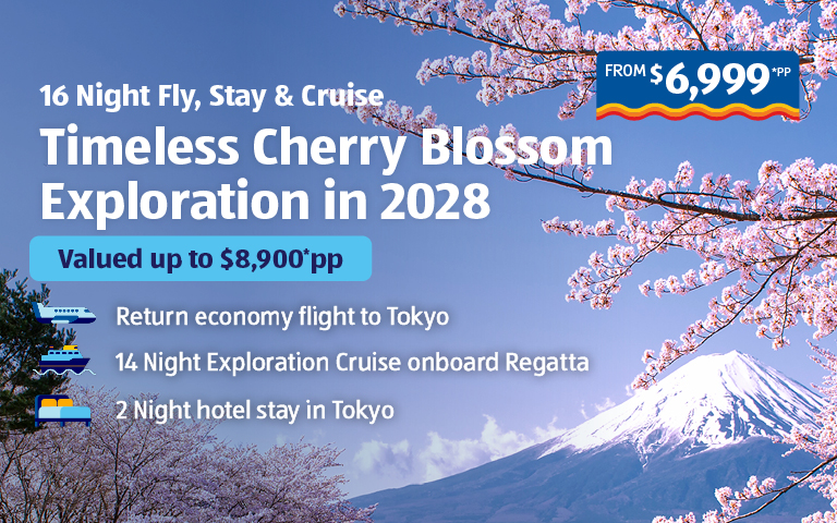 Spectacular Singapore Shanghai Japan’s Cherry blossoms Banner Image